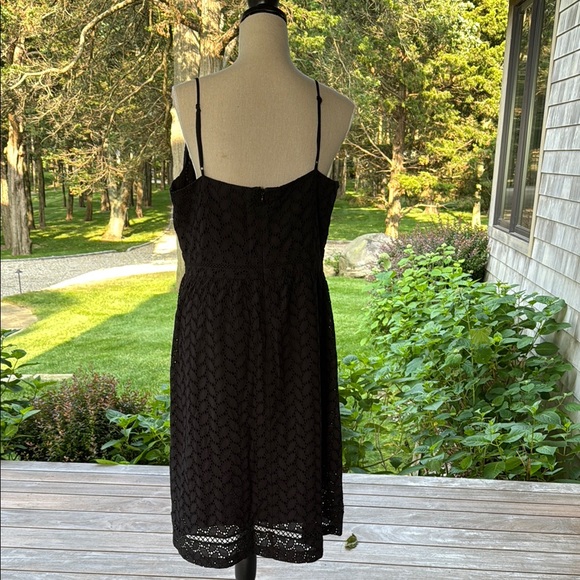 LOFT Black Spaghetti Strap Midi Sundress - Picture 5 of 7